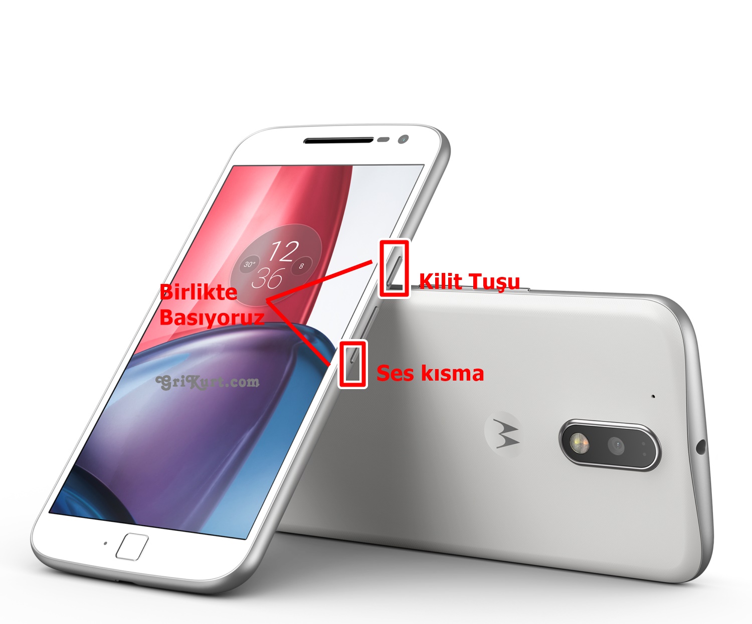 Motorola Moto G4 Ekran Görüntüsü Alma